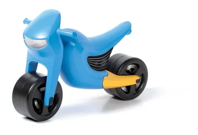Produktbild von Brumee Speedee Motorrad-Fahrzeug für Kinder. Aufsitzauto für Kinder - Blau Kinderlaufwagen Kinderlaufgerät