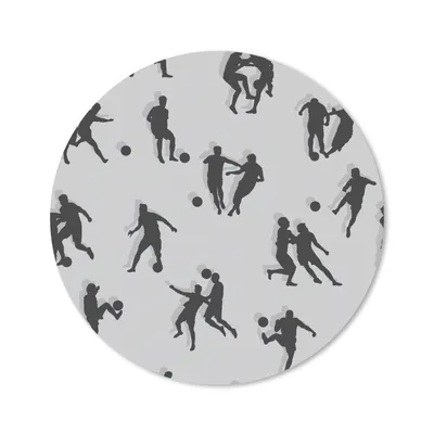 Produktbild von MuchoWow® Mauspad Mousepad Sport - Fußball - Muster 20x20 cm - Mousepads - Maus Mat - Pad - Mausunterlage - Schreibtischmatte