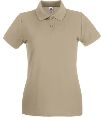 Produktbild von Damen-Poloshirt, Kurzarm - FOL PREMIUM POLO/W - khaki - Größe 2XL