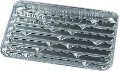 Produktbild von Grillschalen, Alu eckig 2,5 cm x 23 cm x 34 cm