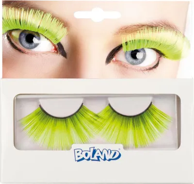 Produktbild von Boland 601616, Karnevalskostüm-Wimpern, Erwachsener, Weiblich, Polyvinylchlorid (PVC), Gelb, 20 g