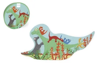 Immagine prodotto di Puzzle konturowe Dinozaury 30 elementów