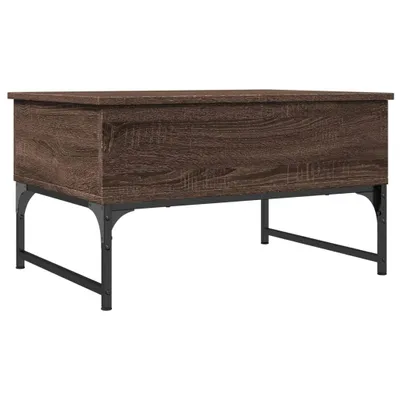 Produktbild von Couchtisch Braun Eichen-Optik 70x50x40 cm Holzwerkstoff Metall