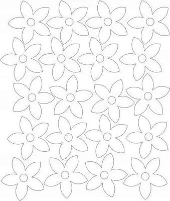 Produktbild von Wandaufkleber Blumen, 20 Stück, weiß matt