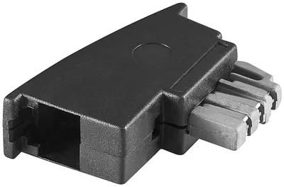 Produktbild von TAE Adapter Stecker N > RJ11 (schwarz)