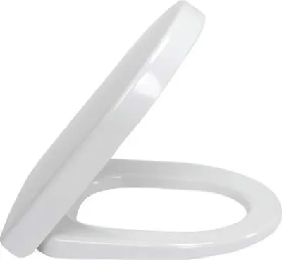 Produktbild von Villeroy & Boch WC-Sitz, Weiß Alpin, Quick Release & Soft Closing, Subway 2.0 (9M69S1, 9M69S101), Duroplast, 360 x 415 x 55 mm, Compact Oval