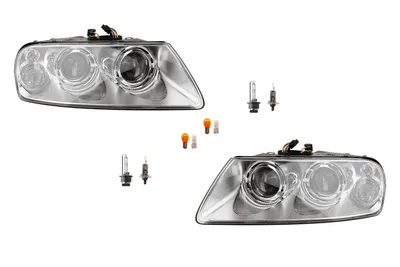 Produktbild von Scheinwerfer passend für VW Touareg 7L 02-06 Leuchtmittel Set Links Rechts 7L6941017BG 7L6941018BG Johns