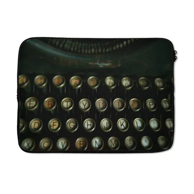 Produktbild von MuchoWow® Laptop Hülle 14 ZollSchreibmaschine - Vintage - Tastatur Laptoptasche - Laptoptasche - Stoßsicher - Schutzhaube