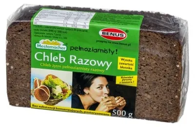 Zdjęcie produktu dla Chleb żytni razowy pełnoziarnisty 500 g Mestemacher
