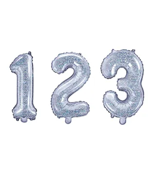 Zdjęcie produktu dla Holograficzna Cyfra "7" – Balon Foliowy 35 cm na Twoje wyjątkowe chwile! Idealny do dekoracji imprez i urodzinowych, dodaj blasku swoim celebracjom!