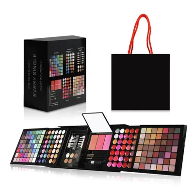Image de Omgoods - Palette de fards à paupières avec 177 couleurs, comprenant un miroir et des applicateurs