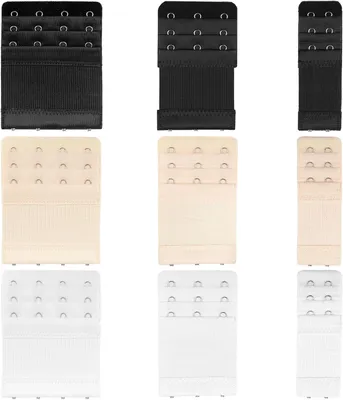 Produktbild von Bh Verlängerung 9 Stück, 2 Haken Bis 4 Haken, Stretch Bh Erweiterung Für Schwangerschaft Und Gewichtszunahme