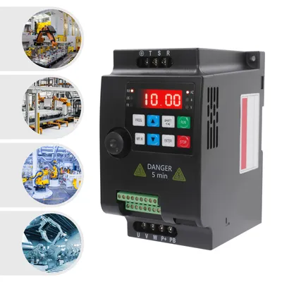 Obrázek produktu pro Frekvenční měnič VFD Třífázový frekvenční měnič 2,2 kW 380V 3HP Variabilní frekvenční měnič