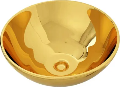 Obrázok produktu pre vidaXL Umývadlo 32,5 x 14 cm keramické zlaté