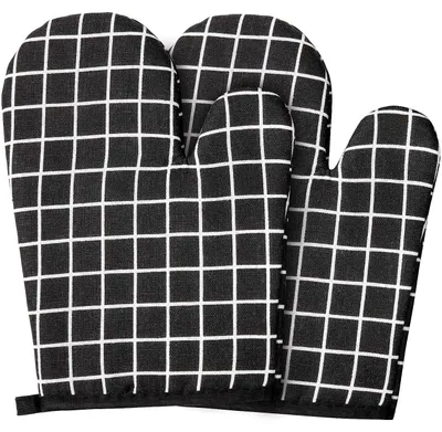 Immagine prodotto di Solidchoice - Guanti da forno in cotone con elevata protezione termica