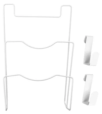 Topfdeckel-Organizer, Schranktür-Deckelhalter, Weiß