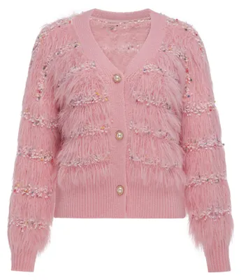 Produktbild von Auzy damen strickjacke - rosa, XS