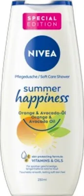 Produktbild von NIVEA Summer Happiness Orange Shower Gel 250ml with Natural Avocado Oil