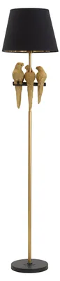 Obrázok produktu pre Stojacia lampa zo zlatého kovu s papagájmi ø 37x164,5 cm