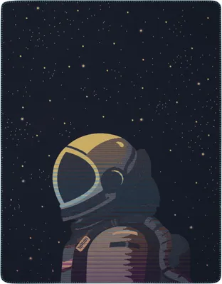 Immagine prodotto di Coperta per bambini e ragazzi Astronauta Biederlack