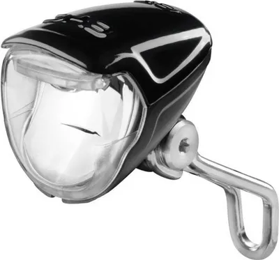 Produktbild von Busch & Müller 160R42/6-04 Dynamo-Scheinwerfer 'Lumotec Eyc', LED, 6-42V DC, Rücklichtabgang 6V, schwarz/silber