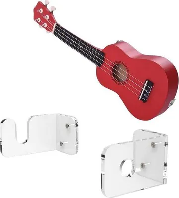 Produktbild von Durchsichtige Acryl Gitarrenhalter für Akustik und E-Gitarre