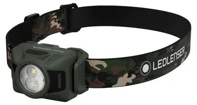 Produktbild von Ledlenser Stirnlampe HF4R RGB Camo, 650lm, 130m Leuchtweite, 45h Laufzeit, IP67, Akku