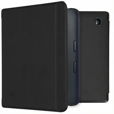 Zdjęcie produktu dla imoshion Slim Hard Case Sleep Cover z podstawką dla Kobo Libra 2 / Tolino Vision 6 - czarny