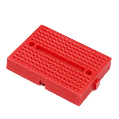 Produktbild von Mini Breadboard mit 170 Kontakten - Farbe: rot