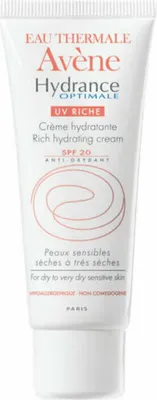 Produktbild von Avene Hydrance UV RICH, Tagescreme, Frauen, Mischhaut, trockene Haut, normale Haut, Empflindliche Haut, Sehr trockene Haut, Gesicht, Feuchtigkeitsspendend, Feuchtigkeitsspendend, Schutz, Weichmachend, 40 ml