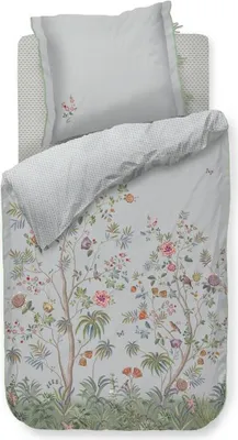 Produktbild von Pip Studio Perkal-Bettwäsche-Garnitur Il Paradiso Farbe Light Blue Größe 135x200+80x80