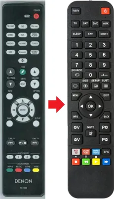 Produktbild von Fernbedienung geeignet für DENON AVR650H | AVRS640H | AVRS650H
