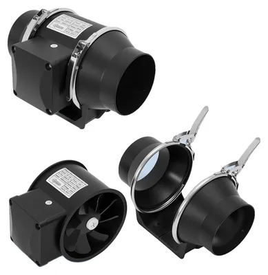 Immagine prodotto di Ventilatore di scarico, potenza 35 W, flusso d'aria 220 m³/h, velocità 2600 giri/min, impermeabile IPX2, temperatura di esercizio -20 ~ 60 ℃