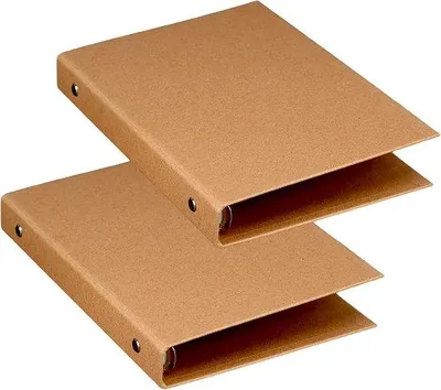Obrázek produktu pro Prázdná desková složka formátu A5 se 6 kroužky na dokumenty a scrapbooking, 2 ks