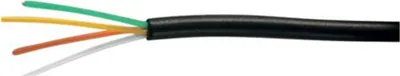 Produktbild von Telefonkabel 4-adrig RUNDKABEL schwarz 100m