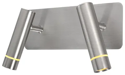 Produktbild von Spot - stahl - Volari -  kunststoff metall - bettlampe - LED - 4713ST - Steinhauer
