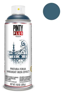 Produktbild von Spray 2B1 Schmiedeeiseneffekt Blau 400 Ml Pinty Plus