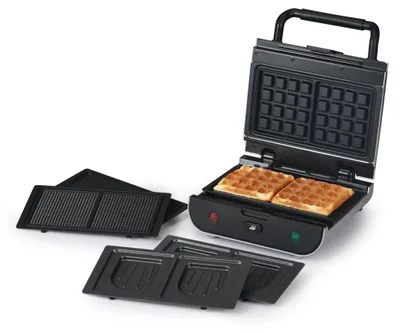 Productafbeelding van Senya Gofrownica 3-in-1 met verwisselbare bakplaten voor wafels