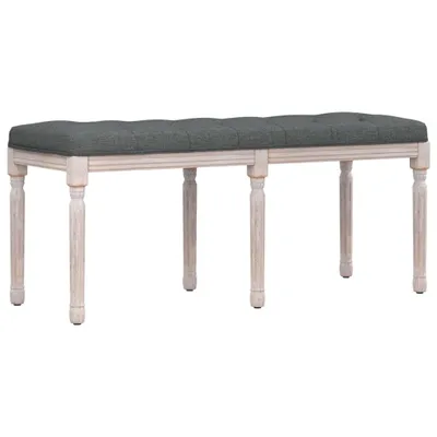 Immagine prodotto di Panca Grigio Scuro 110x40x49 cm in Tessuto