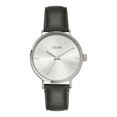 Produktbild von s.Oliver Herren Uhr Armbanduhr Leder SO-4228-LQ