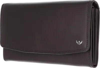 Zdjęcie produktu dla Portfel skórzany Golden Head Polo RFID Protect Portfel damski 2823 Ciemnobrązowy