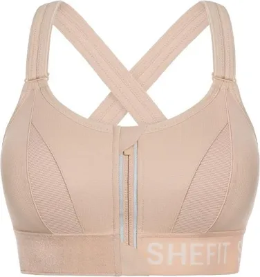 Produktbild von Shefit Beige Sport-Bh Starker Halt Verstellbar Xl
