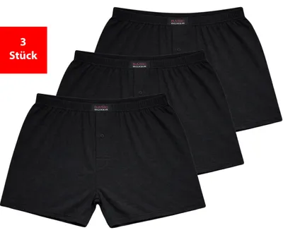 Produktbild von Boxershorts Herren Boxershorts Baumwolle 3er-9er Pack Eingriff Unterwäsche -Schwarz M 3 Stück