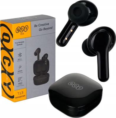 Obrázek produktu pro Sluchátka Do Uší Qcy T13 Bluetooth 5.1 Pouzdro Černé Tw