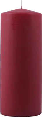 Produktbild von Diana Candles Stumpenkerze rubinrot Höhe 20 cm, Ø 7,8 cm