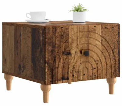 Obrázek produktu pro vidaXL Konferenční stolek se zásuvkami z recyklovaného dřeva 49 x 50 x 40 cm dřevotřísková deska