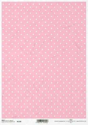 Produktbild von Reispapier für Decoupage in Punkten ITD-R1728 - A4