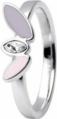 Produktbild von Skagen Damen Ring Silber/Rosa JRSV029, Ringgröße:49 (15.7) SS5 M25