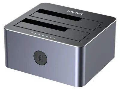 Immagine prodotto di Unitek UNITEK Y-3026GY01-EU unità di archiviazione docking station USB 3.2 Gen 1 (3.1 Gen 1) Tipo-B Grigio