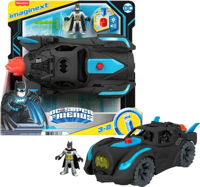 Produktbild von Imaginext DC Super Friends Licht & Sound Batmobil inkl. Batman-Figur